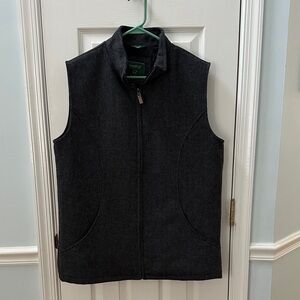 Men's Black Wool Vest